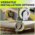 MINGLE Retractable Pressure Washer Hose Reel, 1/4" × 100ft - Image 4