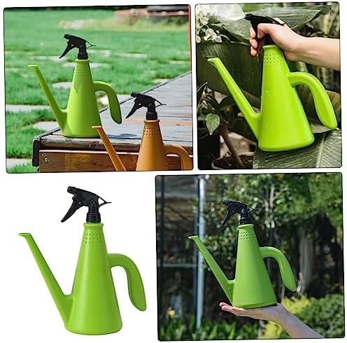 POPETPOP 2pcs Dual-Purpose Watering Can Fine Mist Spray Versatile Garden Tool for Plants Design Green for Houseplant Care - Image 7
