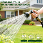 FANHAO Metal Thumb Control Garden Hose Nozzle Heavy Duty, 8 Spray Patterns - Image 2