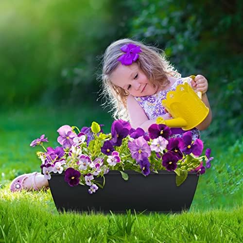 Window Box Planter,10Pack Plastic Vegetable Flower Planters Boxes - Image 6