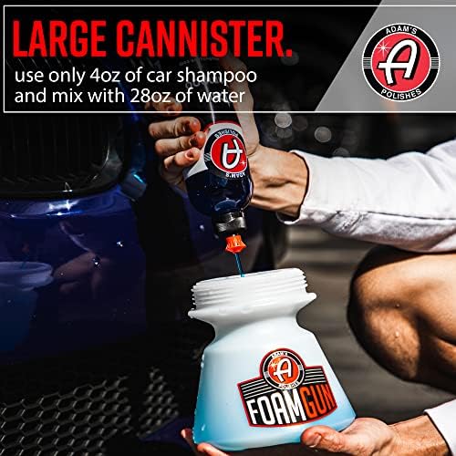 Adam's Polishes Standard Foam Gun & Car Shampoo Bundle - Car Wash Foaming Sprayer for Garden Hose | Mix with Car Soap & Water & No Pressure Washer Required | Premium Grade Auto Detailing Tool - Image 6