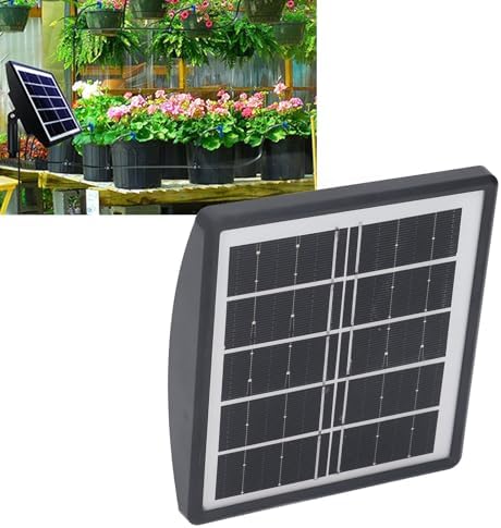 Pilipane Spray Irrigation System Kit Solar Powered Timer Mode IP67 Water Proof Automatic Self Watering System for Greenhouse Garden Lawn Customizable Watering Solar Energy ABS Material - Image 7