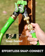 RainPoint Garden Hose Quick Connectors, Heavy Duty Solid Brass 3/4 Inch GHT, Universal Leak-Proof Fittings for Easy Water Hose Connection (6 Sets) - Image 5