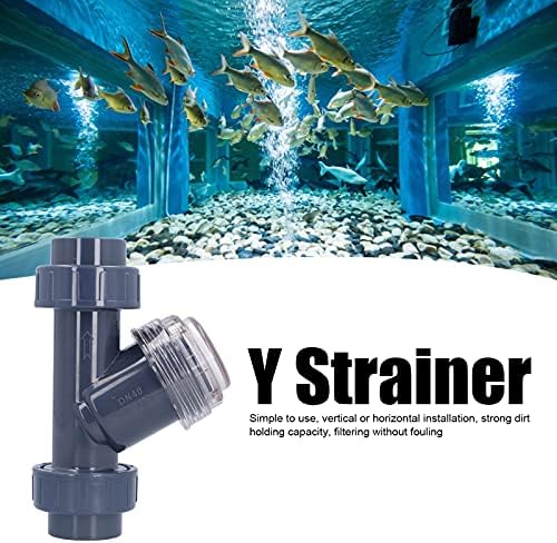 Y Type Strainer, PVC Strainer Filter, Water Pressure Regulator, Heavy Duty Drip Irrigation Strainer for Aquariums Construction Sites - Image 3