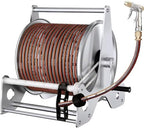 Stainless Steel Hose Reel,Metal Hose Storage Rack 20mHose by Unknown