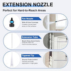 Professional Spray Foam Gun Heavy Duty Metal with 6 Extenders - Image 4