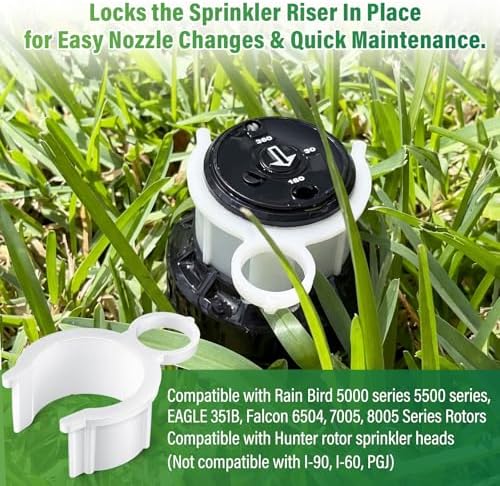 7 Sprinkler Head Tool Kit, Compatible with Hunter/Rain Bird, MP PGP Sprinklers Head Pull Up Repair Tool, Rotor Adjustment Screwdriver, Nozzle Tools, Nozzle Insertion Collar & Sprinkler Keys - Image 6