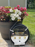 Flexon Flextreme 5/8" x 50ft Black Synthetic Performance Rubber Garden Hose – Lightweight, All-Weather Flexibility, Heavy-Duty, Kink-Resistant, Solid Brass Couplings, Watering Hose for Lawn & Garden - Image 7