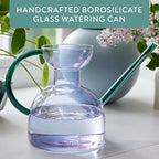 Modern Sprout Glass Watering Can w/Long Sprout - 32oz - (Purple/Emerald) - Image 2