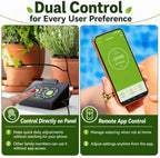 RAINPOINT Smart Auto Plant Waterer Kit for Indoor Houseplants,WiFi/App Control and Local Panel Control,Tap Free Drip Irrigation System for Indoor Balcony Grow Tent Office Water 10-15 Plants - Image 2