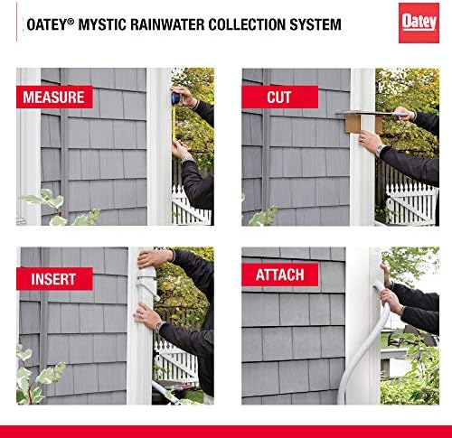 Oatey Mystic Rainwater Collection System, 2 in. x 3 in., White - Image 5