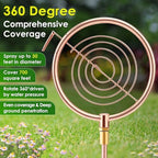 34" Ornamental Sprinkler, 360° Rotating, Circle Ring - Image 3