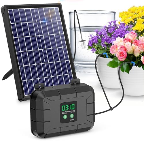 Biling 8W Solar Irrigation System with Battery for Garden by biling
