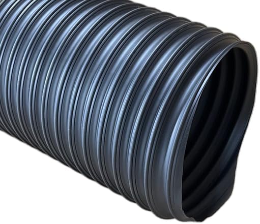 Trac Vac Agrifab DR Replacement Flexible Leaf Vacuum Grass Catcher Bagger T-7 Black Hose 12 Foot of 8 Inch by Flexaust