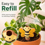 Bee Self Watering Spikes 4 Pack Terracotta Plant Stakes - Image 4