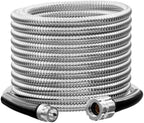 SPECILITE Metal Garden Water Hose 50 FT With Reinforced 3/4" Fittings by SPECILITE