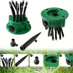 360° Multi-Directional Lawn Sprinkler for Garden & Yard - Precision Irrigation System with 12 Flexible Spray Nozzles, All-Season Durable ABS/PVC Garden Sprinkler with Secure Ground Spike (3Pcs) - Image 6
