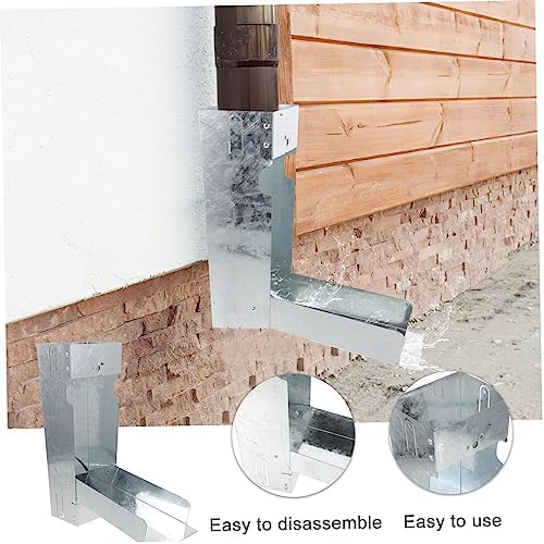 balacoo 3x4 Inches Standard Downspout Rainwater Diverter Garden Water Reuse System - Image 5