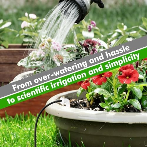 Maxmartt Solar Automatic Drip Irrigation Kit System, Solar Powered Auto Easy DIY Watering Device Supported Pots Plants, 6 Timing Modes with Anti-Siphoning Device - Image 3
