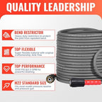 YAMATIC Pressure Washer Gun and 50FT Flexible Hose Stainless Steel Wand - Image 6