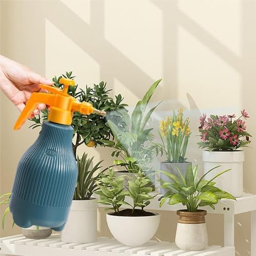 Watering Can Flower Plant Spray Bottle for Plants Mister Spray Bottle Water SprayerPressure Sprayer Bottle for Yard Garden Watering Tool(Blue) - Image 7
