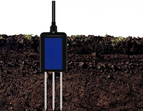 Temperature Moisture Soil Temperature And Humidity Meter With PH Conductivity NPK Sensor Memory, Waterproof Stainless Steel Probe For Agriculture(7-in-1) - Image 3