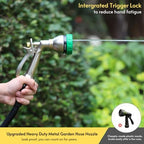 HOSUN 100% Metal Heavy Duty Garden Hose Nozzle Sprayer - Image 5