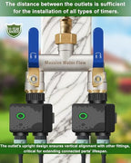 Hose Splitter 2 Way Heavy Duty, Brass Garden Hose Splitter - Image 7