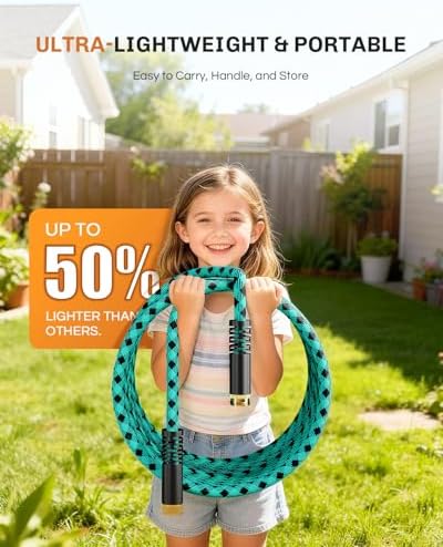 WELLUCK 50 FT Garden Hose - Ultra-Strong 3750D, Flexible Water Hose, Lightweight Non-Expanding hose with 10 Function Sprayer, Leak proof, Pressure Resistant for Yard, Outdoor - Image 7