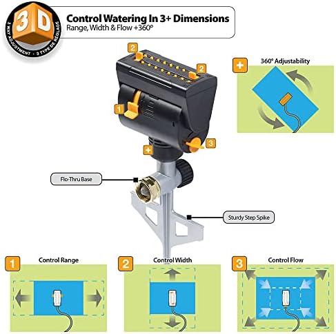 Mini Oscillator on Step Spike & 65175AMZ 6 Piece Quick Connect Set Connector Bundle, Black, Blue - Image 4