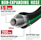 Heavy Duty Garden Hose 75ft, NON-EXPANDABLE Flexible Water Hose, Kink Resistant Lightweight Hybrid Hose, Leakproof Hose Male to Female Fittings - Image 2
