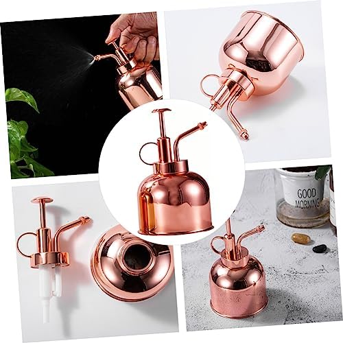 Vintage Plant Spray Watering Bottle 300ml Stainless Steel Golden - Image 2