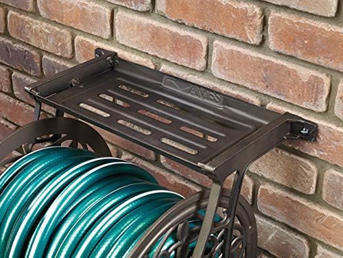 AMES 2398110 NeverLeak Decorative Wall Mount Hose Reel, Brown - Image 3