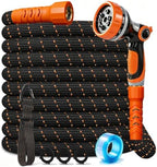 50FT Ultra Lightweight Garden Hoses,Durable & Flexible Water Hose,All-Weather Kink-Free Garden Hose,Abrasion Resistant Garden Hoses Pipes for Garden,Yard,Lawn,Boat,RV,Camper,Outdoor (50Ft) by Unknown