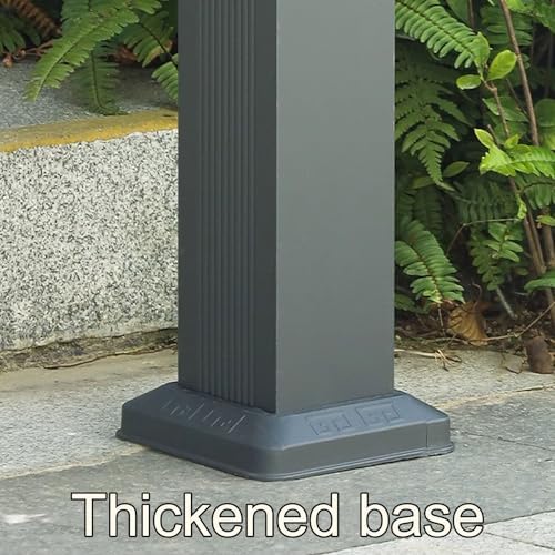 Freestanding Aluminum Garden Water Column with Faucet, Outdoor Faucet, Vertical Hose Holder for Garden, Farm, Ranch, Backyard Irrigation(114cm/44.9in) - Image 5