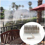 Garden Lawn Sprinkler Irrigation System 5 Pieces of Mist Cooling Slide Lock Nozzle Low Pressure Mini Quick Coupling Garden Irrigation Sprayer with Filter 6 Mm (Color : 0.5mm Orifice) - Image 7