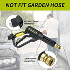 Pressure Washer Gun and Hose 3600 PSI, 3/8" Quick Connect - Image 4