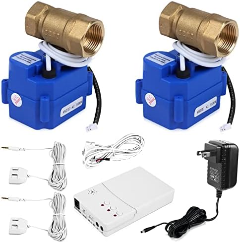 E-SDS Automatic Water Leak Shut Off Valve System with 2 Valves or Pipes 3/4 by E-SDS