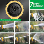 RESTMO Heavy Duty Hose Nozzle, Metal Garden Water Hose Sprayer - Image 4