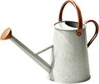 1.5 Gallon Metal Watering Can for Outdoor Plants, Watering Can, Cream Zinc by SunnyTong