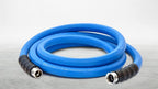 BluSeal Hot/Cold Water Rubber Garden Hose, 100% Rubber, Ultra-Light, Super Strong, 500 PSI, 50F to 190F Degrees, High Strength Polyester Braided (5/8" x 6') - Image 2