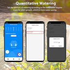 Eujgoov Smart Sprinkler Timer WiFi Garden Hose Outdoor Water Controller Automated Lawn Watering System Rain Delay Meter (NPT) - Image 7