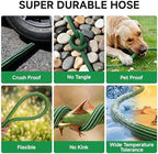 Garden Hose 75FT Non-Expandable Water Hose Flexible Kink-Free Lightweight Leak-Proof Sturdy Outdoor Hose Water Pipe for Garden Yard Lawn Camper 3/4 Inch Fittings - Image 4