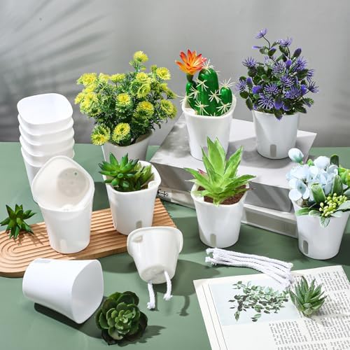 Ziliny 50 Pcs 3 Inch Self Watering Planters with Water Indicator - Image 5
