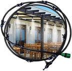 Outside Patio/Porch Misting Cooling System with Water Filter & Mist Nozzle by Unknown