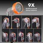 DUMOS Retractable Garden Hose Reel, 1/2 in X 65 ft Water Hose with Nozzle - Image 5