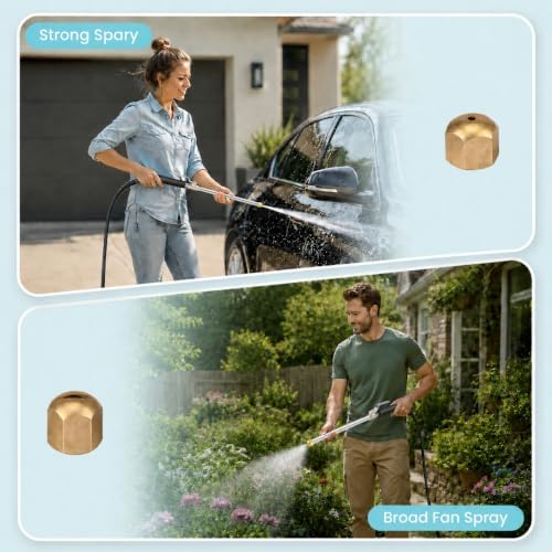 Jet Nozzle for Garden Hose, High Pressure Washer Hose Nozzle - Image 2