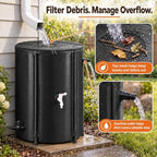 Rain Catchers for Outside, 53 Gallon Collapsible Rain Barrel with Spigot - Image 5
