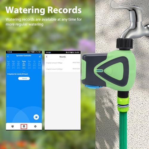 Zunate WiFi Sprinkler Timer for 3/4 Inch Hose, APP Voice Control Smart Water Timer, Automatic Irrigation Controller for Garden Lawn Yard with 45m Range, Family Sharing - Image 7
