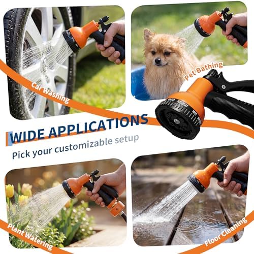 Loumernhant with PP+PVC Garden Hose Automatic Reel - Durable Garden Hose, Leak-Proof Hose Reel, Heavy Duty Hose Reel, Anti-Aging Hose Reel, and Abrasion Resistant Hose - Image 7